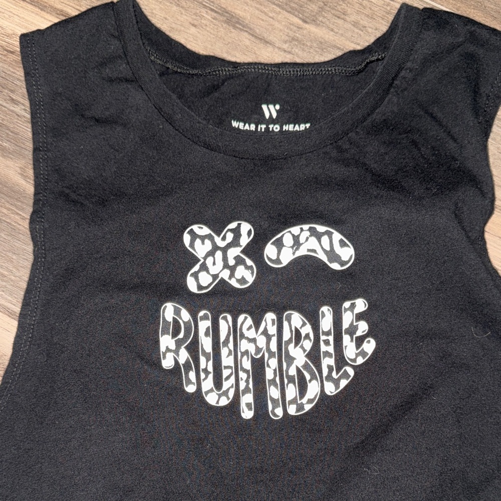 Rumble leopard top